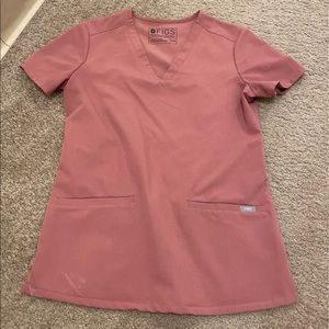 Rare original mauve figs scrub set